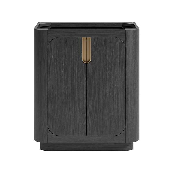 TileBar Studio Vanities Corbin Ebony Oak 30" Single Vanity without Top