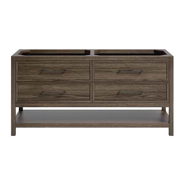 TileBar Studio Vanities Rowan Espresso Oak 60" Double Vanity without Top
