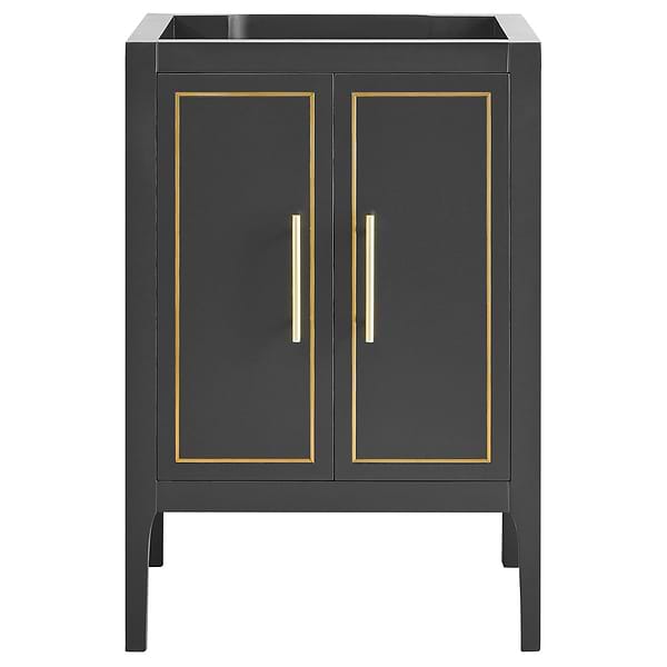 Province Charcoal and Gold 24" Single Vanity without Top