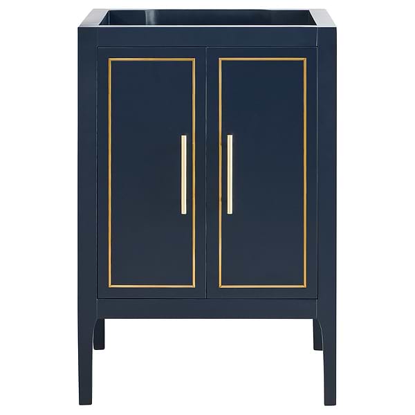 Province Navy and Gold 24" Single Vanity without Top
