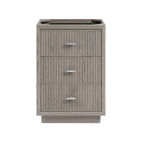 Rhett Steel Oak 24" Single Vanity without Top by TileBar Studio Vanities; Small image; in Style Ideas Classic, Modern, Transitional; released 2026; new, trends