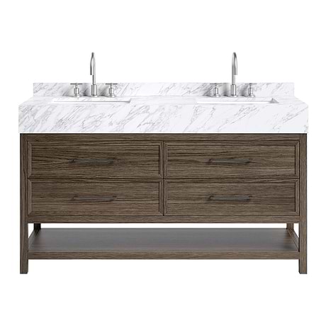 TileBar Studio Vanities Rowan Espresso Oak 60