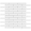 White Thassos 3/4 X4 Big Brick Polished Marble Tile