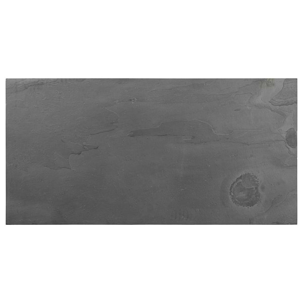India Black 12x24 Natural Cleft Slate Tile