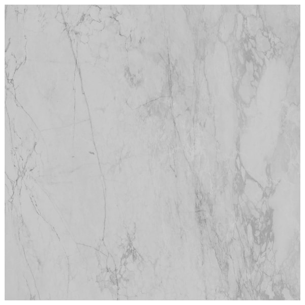 Autograph Caldia Oro White 48x48 Marble Look Satin Porcelain Tile