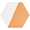 HexArt Pop Orange 8" Hexagon Matte Porcelain Tile