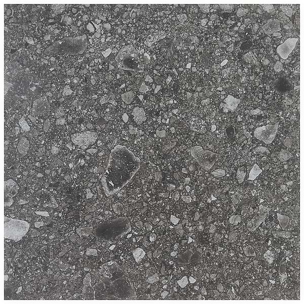 Rizo Charcoal Gray 24x24 Terrazzo Look Matte Porcelain Tile