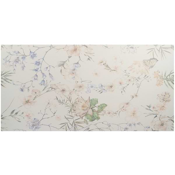 Wakana Spring White 24x48 Artisan Decor Matte Porcelain Tile