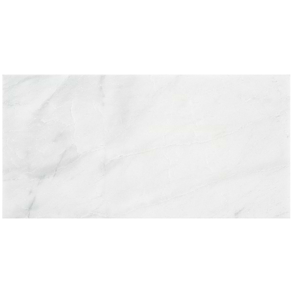 Alaska White 12x24" Honed Marble Tile