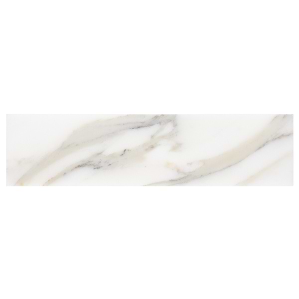 Calacatta White Gold 2x8 Honed Marble Subway Tile
