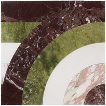 Arc Rainbow 12x12 Polished Marble By Elizabeth Sutton: Pattern 30