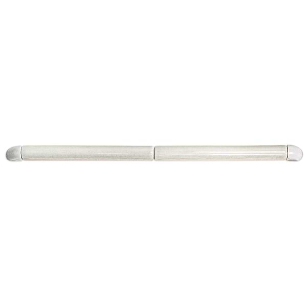Nabi Tundra Gray 1x6 Crackled Glossy Glass Pencil Liner