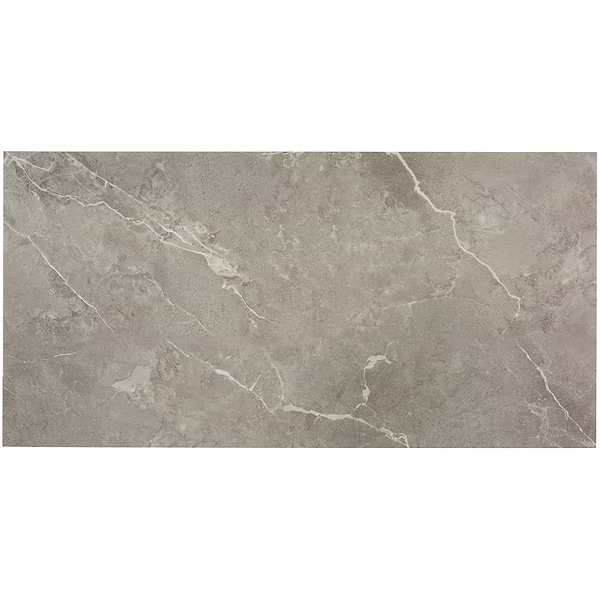 Katone Chauny Marble Dark Beige 18x36 Glue Down Luxury Vinyl Tile