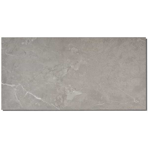 Optoro Chauny Marble Dark Beige 28mil Wear Layer Rigid Core Click 12x24 Luxury Vinyl Tile