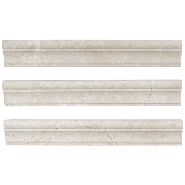 Cream Misto 2x12 Honed Marble Cornice Molding