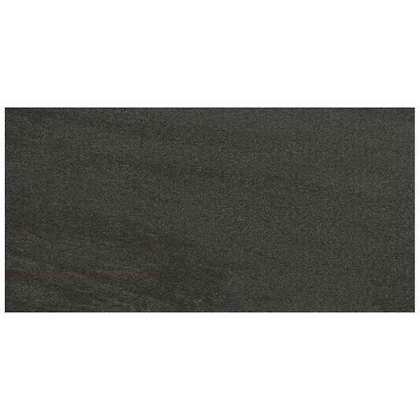 Karo Black 12x24 Matte Porcelain Tile