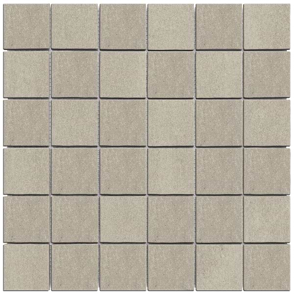 Karo Gray Light 2x2 Matte Porcelain Mosaic