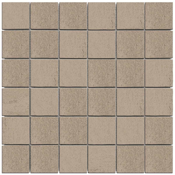 Karo Taupe 2x2 Matte Porcelain Mosaic