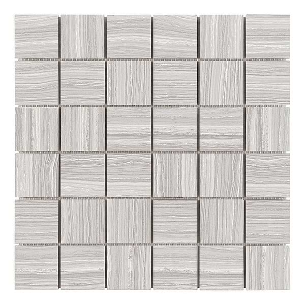 Miles Azul Gray 2x2 Matte Porcelain Mosaic