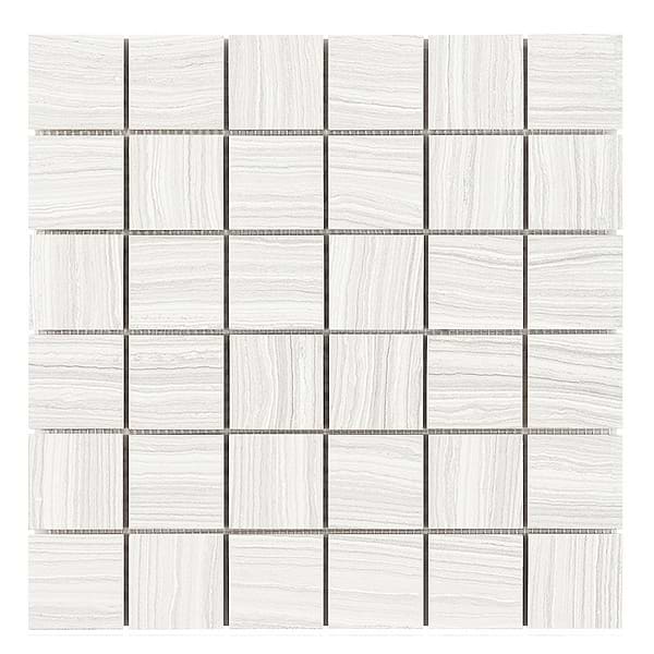 Miles Bright White 2x2 Matte Porcelain Mosaic