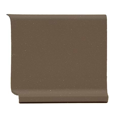 Elemental Chestnut Brown 6x6 Ceramic Quarry Tile Cove Base Inside Corner  (14 per box)