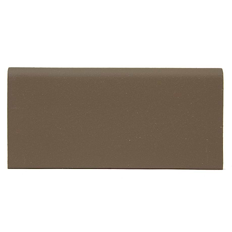 Elemental Chestnut Brown 4x8 Ceramic Quarry Tile Bullnose (14 per box)