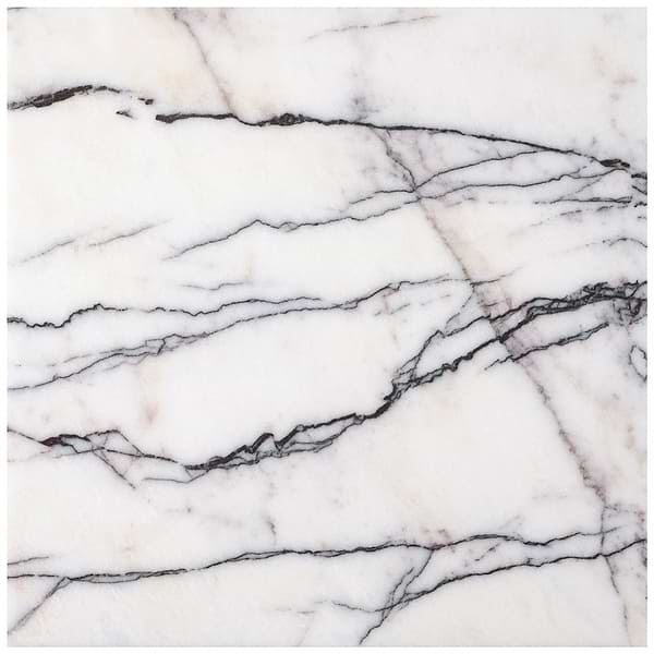 Lilac White 12x12 Polished Marble Tile