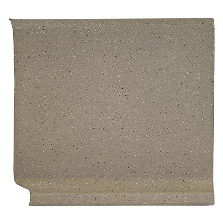 Elemental Gray 6x6 Ceramic Quarry Tile Cove Base Inside Corner (14 per box)