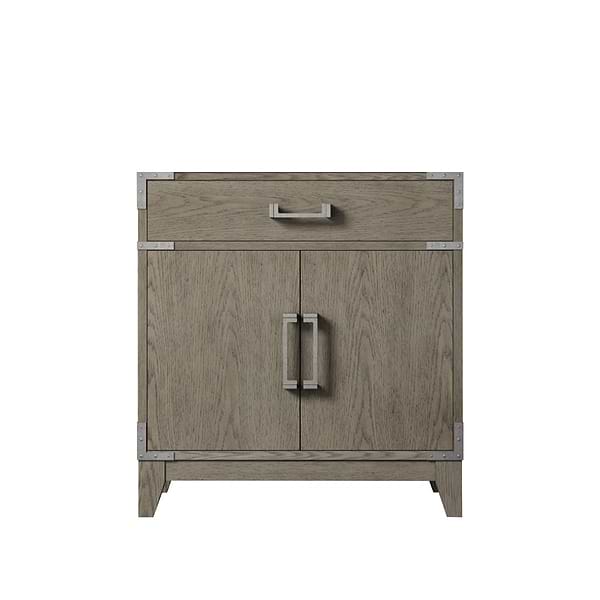 Aiden Gray Oak 30" Single Vanity without Top