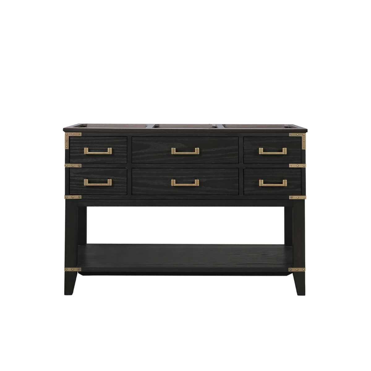 Calico Black Oak 48" Single Vanity without Top