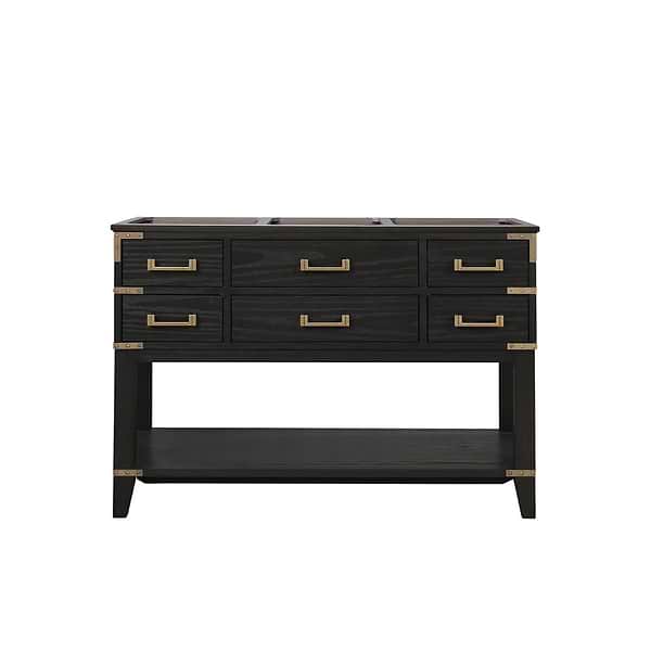 Calico Black Oak 48" Single Vanity without Top