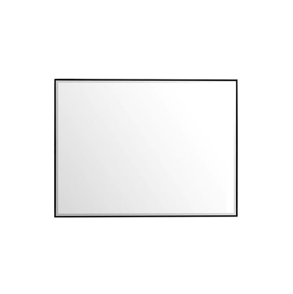 James Martin Vanities Rohe Matte Black 30x40" Rectangle Mirror