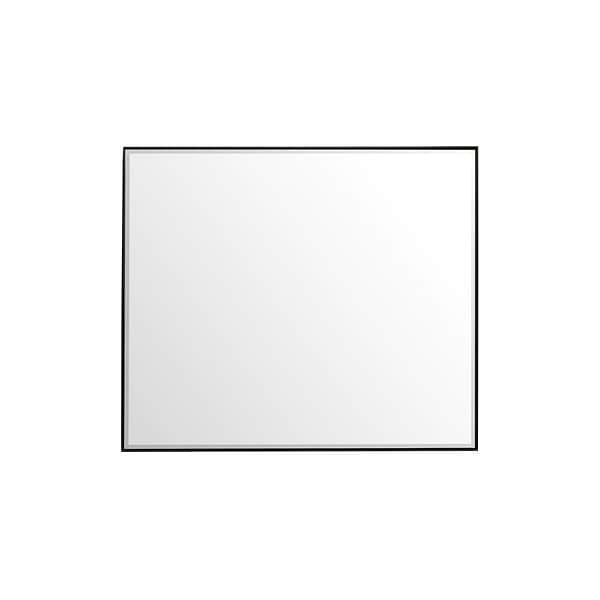 James Martin Vanities Rohe Matte Black 36x42" Rectangle Mirror