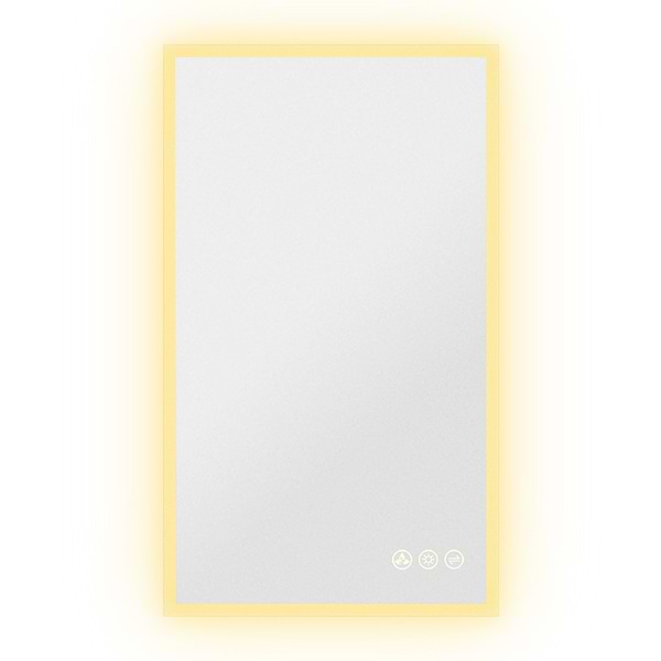 Rige 21x36" Rectangle LED Mirror