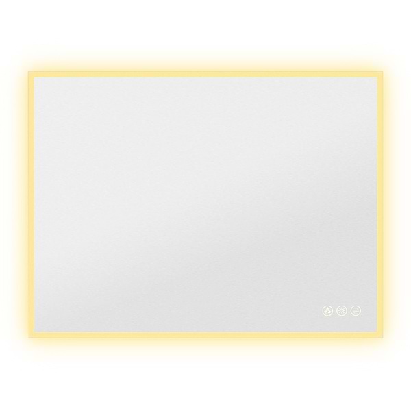Rige 48x36" Rectangle LED Mirror