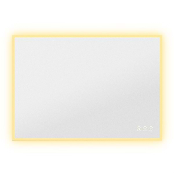 Rige 48x30" Rectangle LED Mirror
