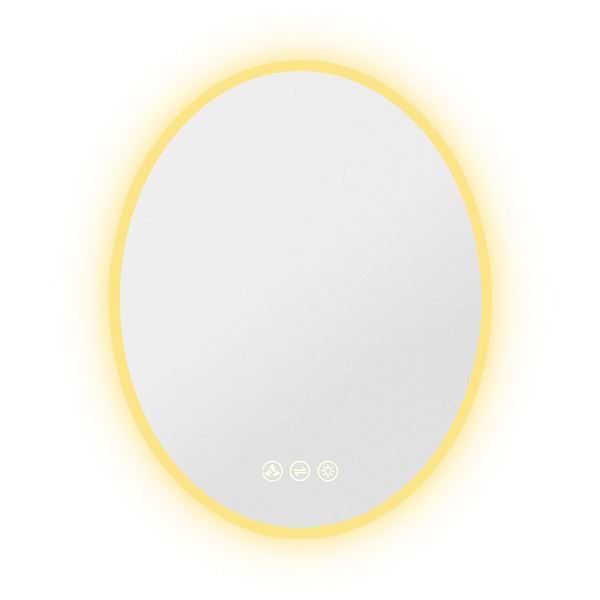 Rige 20x36" Oval LED Mirror
