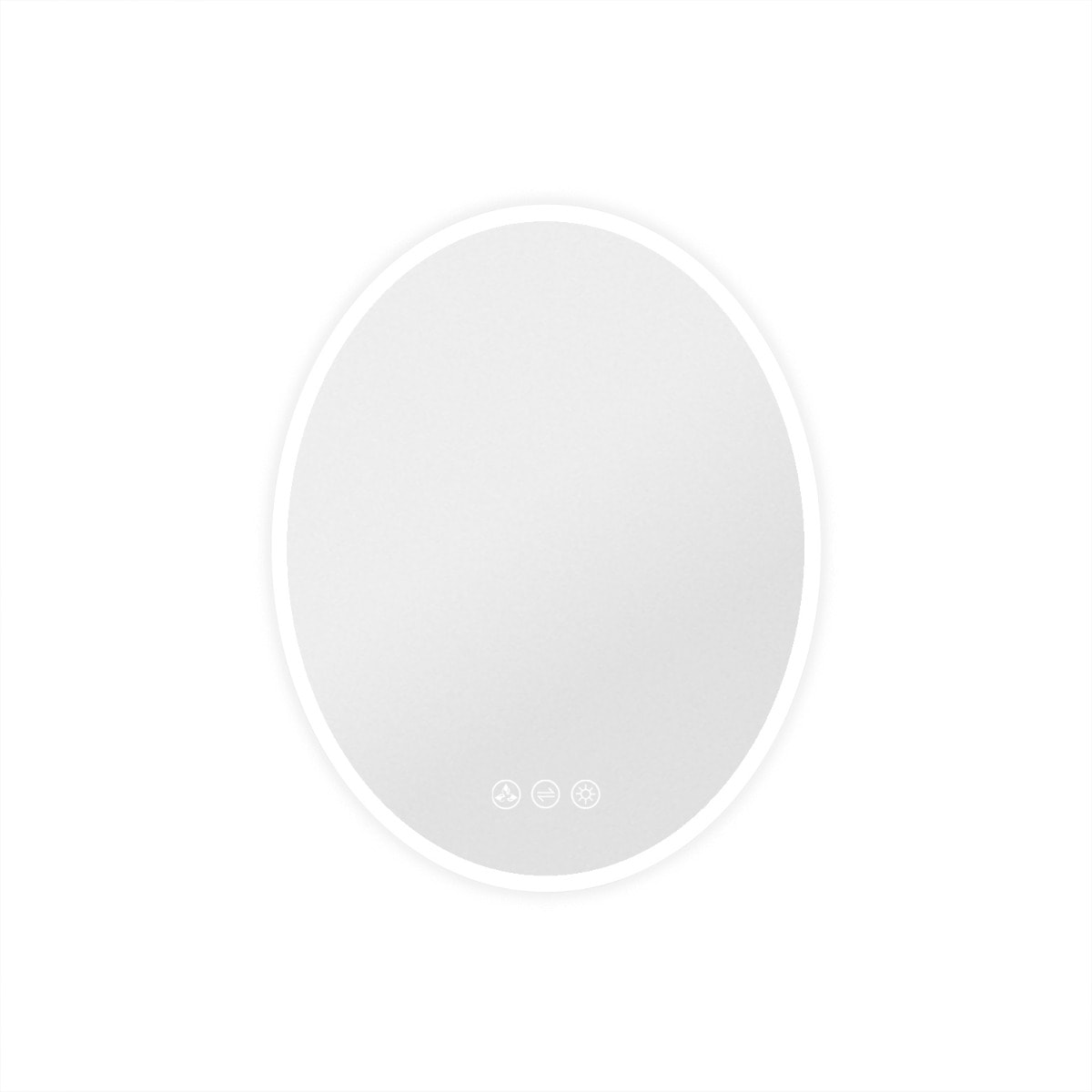 Rige 20x36" Oval LED Mirror