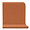 Elemental Red 6x6 Ceramic Quarry Tile Cove Base Left Outside Corner (14 per box)