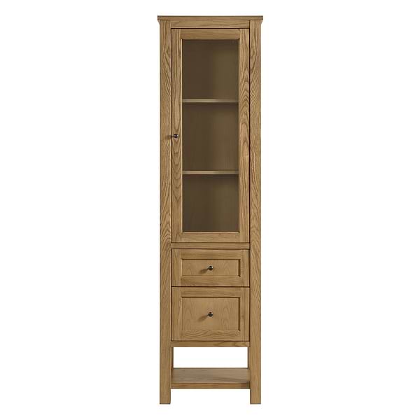 James Martin Vanities Breckenridge Light Natural Oak 22x80 Linen Cabinet