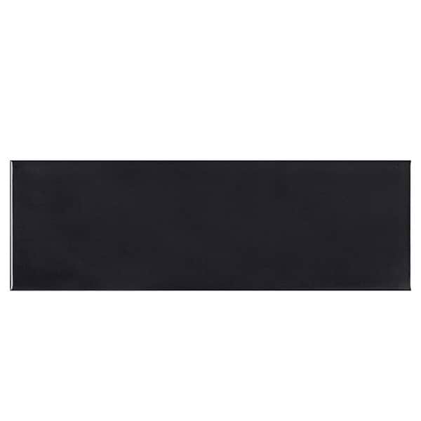 Mission Black 4x12 Matte Ceramic Tile