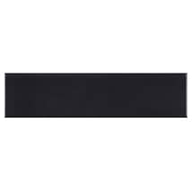 Mission Black 4x16 Matte Ceramic Tile