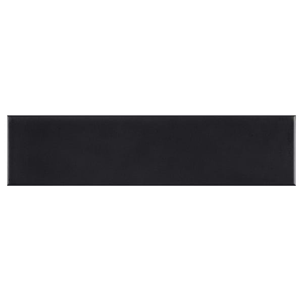 Mission Black 4x16 Matte Ceramic Tile