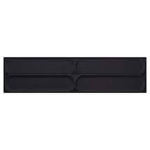 Mission Black 4x16 Matte Ceramic Statement Tile