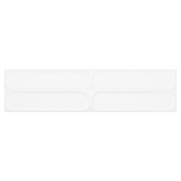 Mission Arctic White 4x16 Matte Ceramic Statement Tile