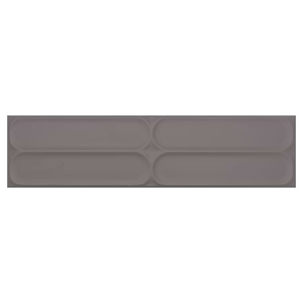 Mission Storm Gray 4x16 Matte Ceramic Statement Tile