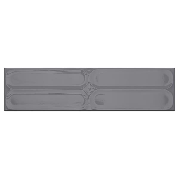 Mission Gris Gray 4x16 Polished Ceramic Statement Tile