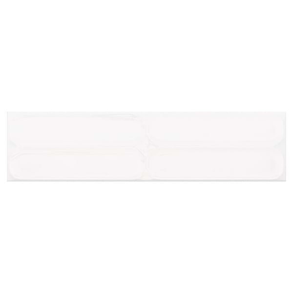Mission Arctic White 4x16 Polished Ceramic Statement Tile