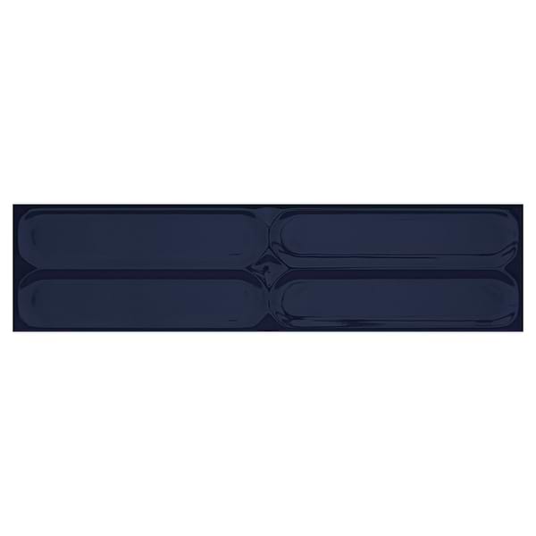 Mission Navy Blue 4x16 Polished Ceramic Statement Tile