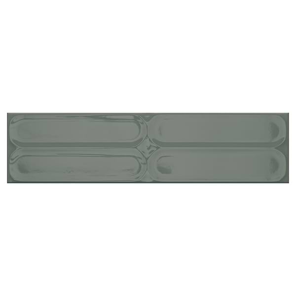 Mission Leaf Green 4x16 Polished Ceramic Statement Tile